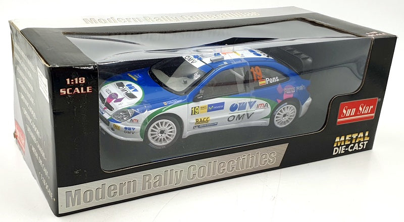 Sun Star 1/18 Scale Diecast 4418 - Citroen Xsara WRC X.Pons Rally Espana 2005
