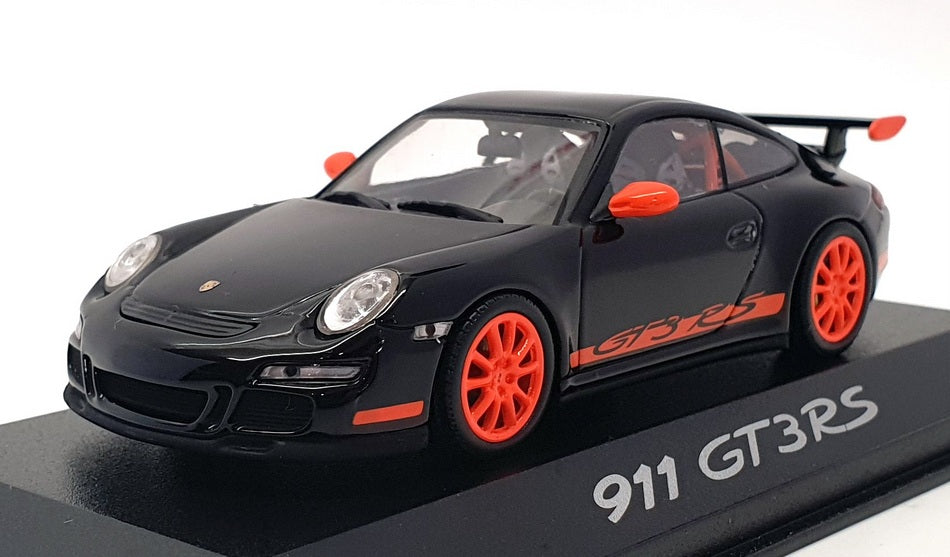Minichamps 1/43 Scale WAP 020 128 17 - Porsche 911 GT3RS - Black/Orange