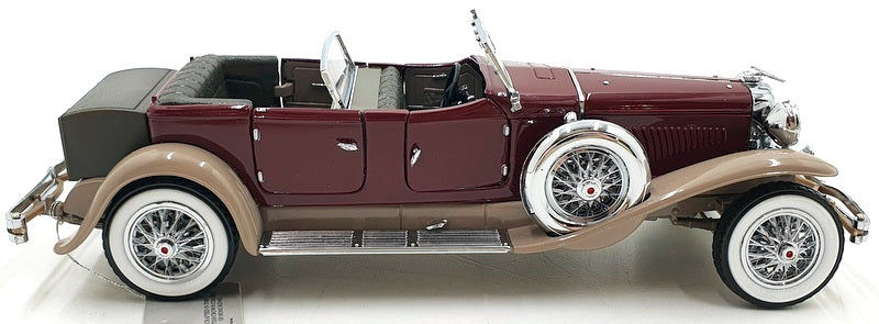 Franklin Mint 1/24 Diecast FM231122A 1930 Duesenberg Tourster With Display Case