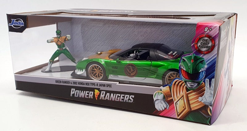 Jada 1/24 Scale Diecast 31909 - 2002 Honda NSX Type R Green Power Ranger