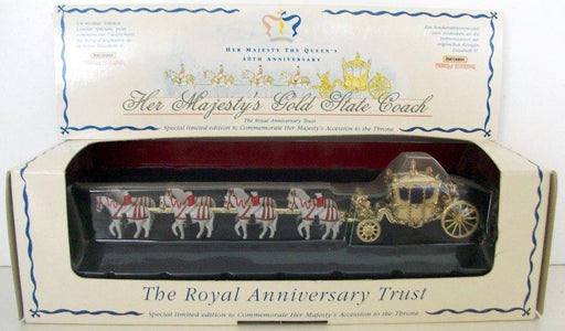 MATCHBOX - YY66 HER MAJESTY THE QUEEN'S 40TH ANNIVERSARY GOLD STATE COACH