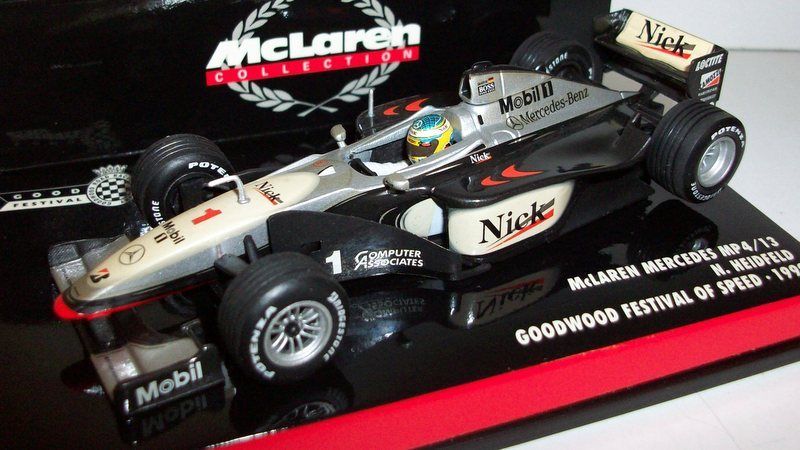 Minichamps F1 1/43 Scale - 530 994399 Mclaren Mercedes MP4/13 Heidfeld 1999