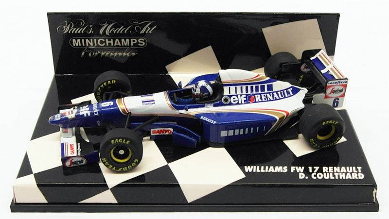Minichamps 1/43 Scale 430 950006 - Williams FW 17 Renault - D.Coulthard