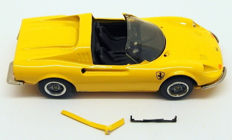Western Models 1/43 Scale WP107X - Ferrari 246 GT Dino Open - Yellow Damaged