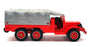 Solido 1/43 Scale 2105 - Dodge 6x6 Pompiers Fire Truck - Red/Silver
