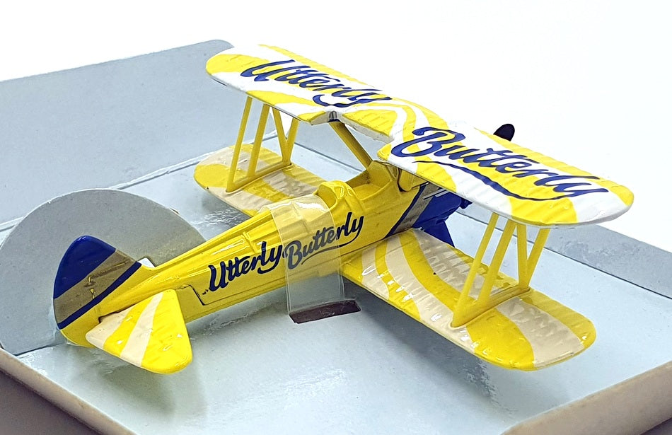 Corgi 10cm Wide Wingspan Aircraft 65701 - Utterly Butterly Yellow/White/Blue