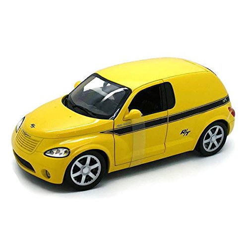 Hot Wheels 1/18 Scale Diecast - 54578 Chrysler PT R/T Panel Crusier Yellow