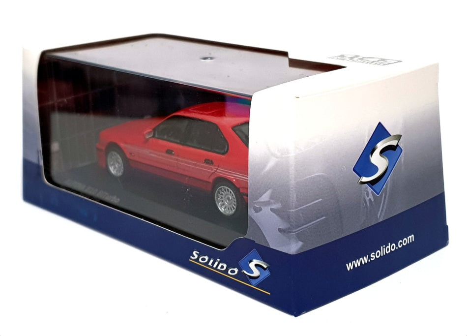 Solido 1/43 Scale S4310402 - BMW Alpina B10 BiTurbo Based On E34 - Alpina Red