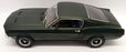 Norev 1/12 Scale 122702 - Bullitt 1968 Ford Mustang Fastback - Satin Green Met