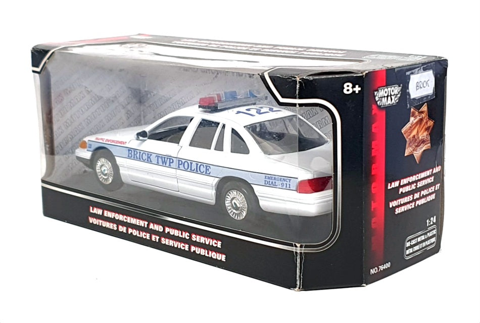 Motormax 1/24 Scale 76400 - Ford Crown Victoria - Brick TWP Police