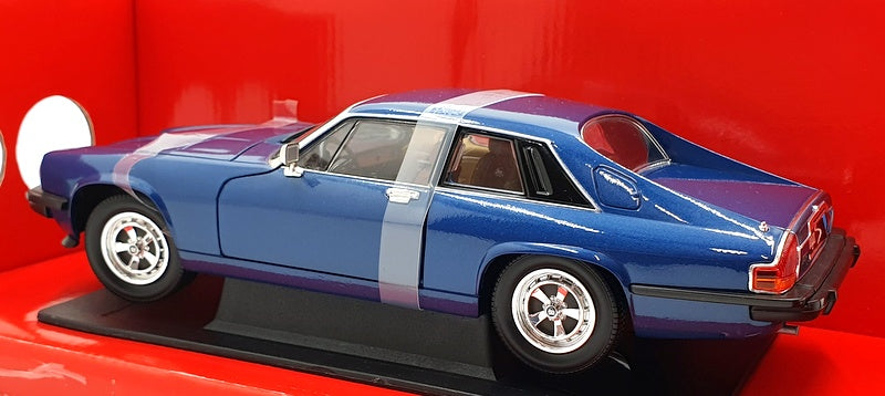 Road Signature 1/18 Scale Diecast - 92658 1975 Jaguar XJS Metallic Blue