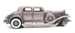 Franklin Mint 1/24 Scale 251022H - 1933 Duesenberg SJ Twenty Grand - Grey