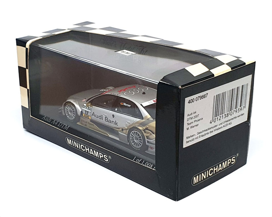 Minichamps 1/43 Scale 400 079667 - Audi A4 DTM 2007 - #17 M. Werner