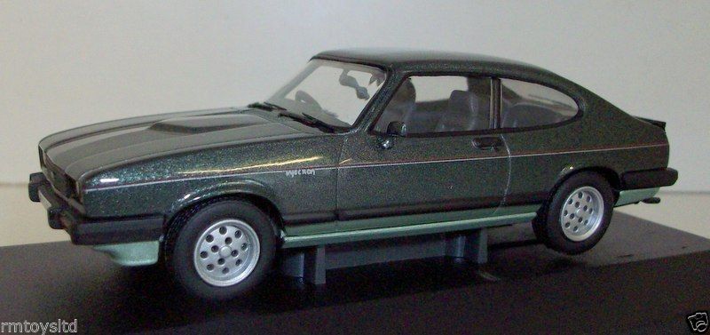 VANGUARDS 1/43 VA10812 FORD CAPRI MK3 2.8 INJECTION FOREST GREEN / CRYSTAL GREEN