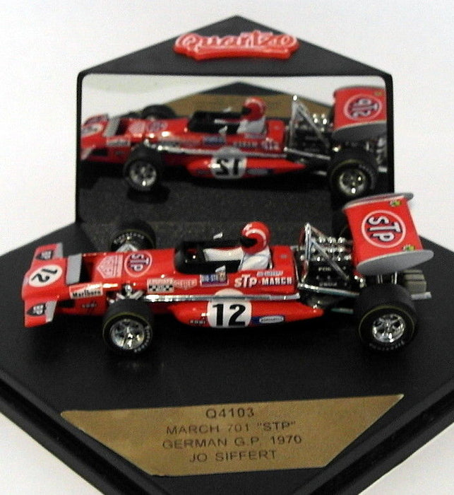 Quartzo 1/43 Scale Q4103 - March 701 STP F1 - German GP 1970 #12 Siffert