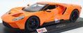 Maisto 1/18 Scale Model Car 46629M - 2017 Ford GT - Orange