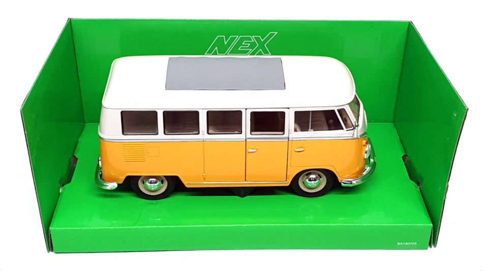 Welly NEX 1/24 Scale 22095W - 1963 Volkswagen T1 Bus - Yellow