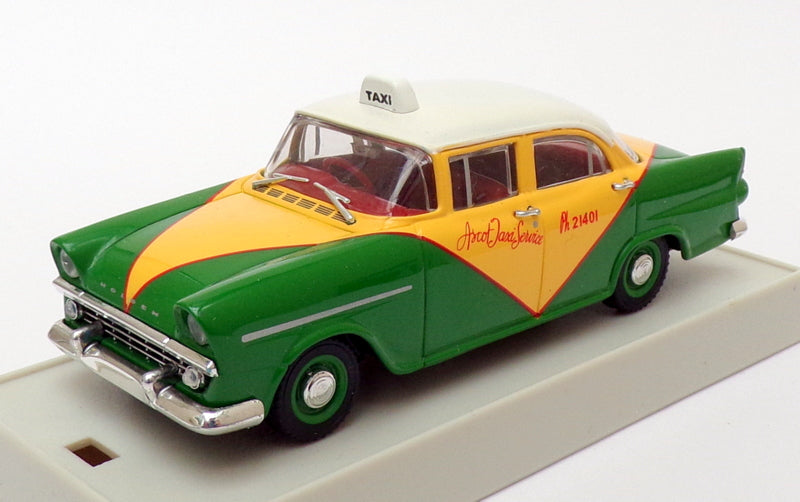 Trax 1/43 Scale TR20H - 1960 Holden FB Sedan Ascot Taxi - Green/Yellow/White