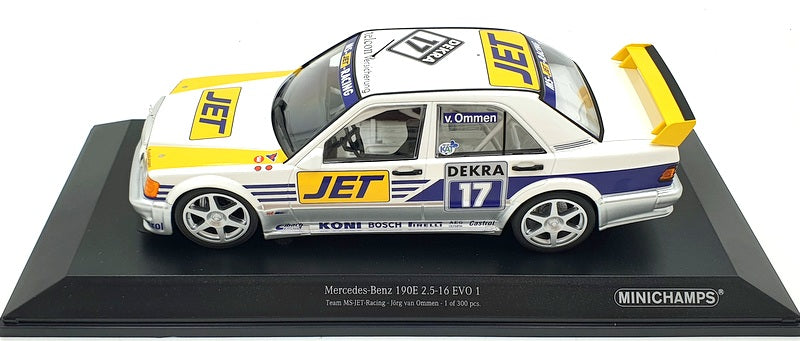 Minichamps 1/18 Scale 155 903617 Mercedes-Benz 190E MS-JET Ommen DTM 1990 #17