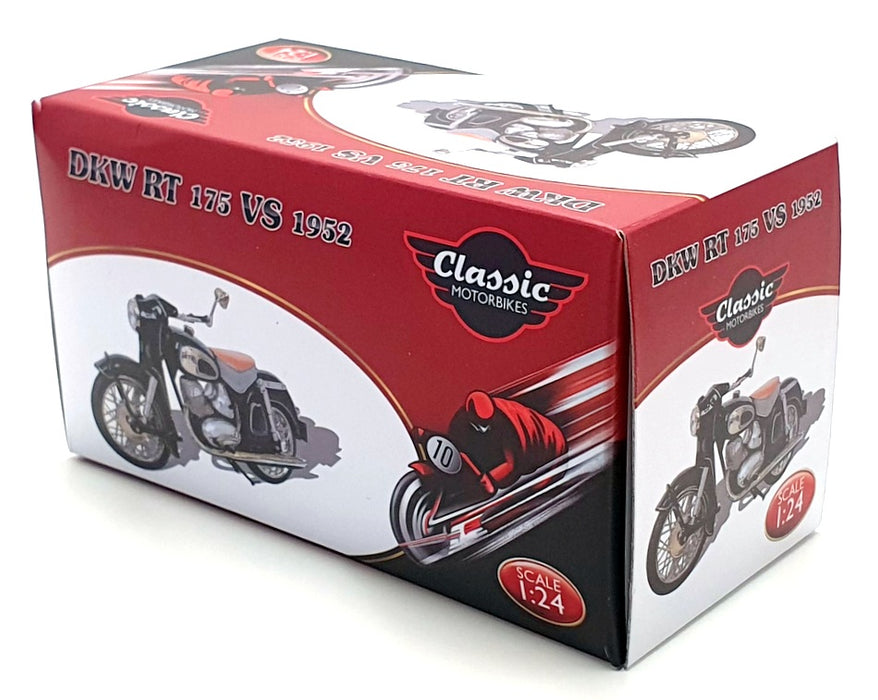 Atlas Editions 1/24 Scale 4 658 120 - 1952 DKW RT 175 VS Motorbike - Black