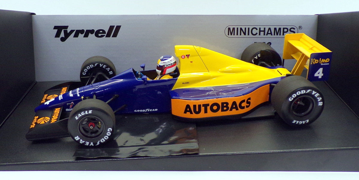 Minichamps 1/18 Scale 110 891504 - F1 Tyrrell Ford 018 - #4 J.Alesi 1989