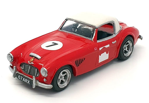 K&R Replicas 1/43 Scale Built Kit KB017 - Austin Healey Race Car - Red/White #7