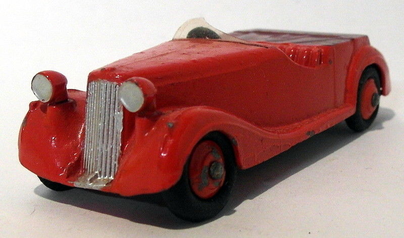 Vintage Dinky 38B - Sunbeam Tabot Sports Car - Red