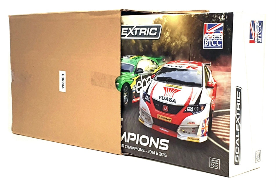 Scalextric 1/32 Scale C3694A - BMW Honda BTCC Champions 2014 & 2015