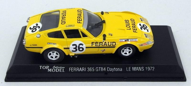 Top Model 1/43 Scale Model Car TMC008 - Ferrari Daytona #36 Le Mans 1972