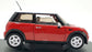 Welly 1/18 scale Diecast - 19851W - Mini Cooper - Red/White