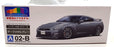 Aoshima 1/24 Scale Model Kit 02-B - Nissan R35 GT-R 2014 - Grey