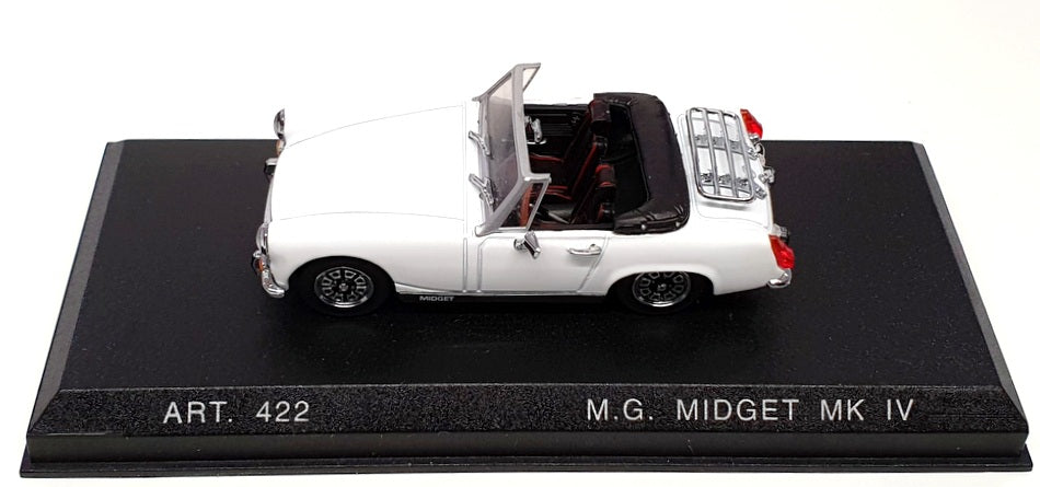 Detail Cars 1/43 Scale ART422 - 1969 MG Midget MkIV Spider - White