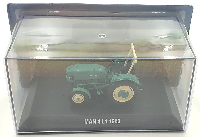 Hachette 1/43 Scale Model Tractor HL37 - 1960 MAN L1 - Green