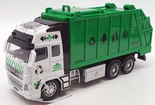 Kandy Toys 20cm Long TY4200 - Recycling Lorry Pull Back And Go - Green