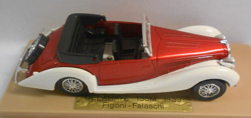 Solido 1/43 Scale Metal Model - SO265 DELAHAYE 78 RED/WHITE