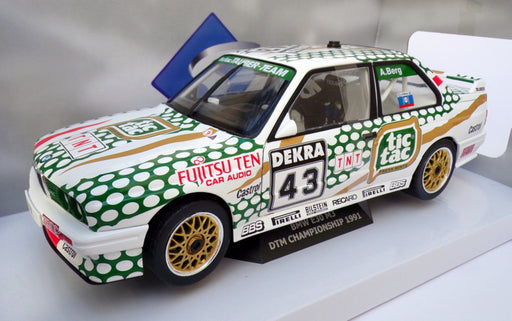 Solido 1/18 Scale S1801505 - BMW M3 (E30) DTM 1991 - #43 A. Berg