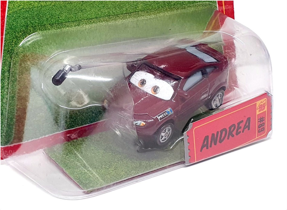 Mattel Disney Pixar Cars P1650 #95 - Andrea Vehicle - Burgundy