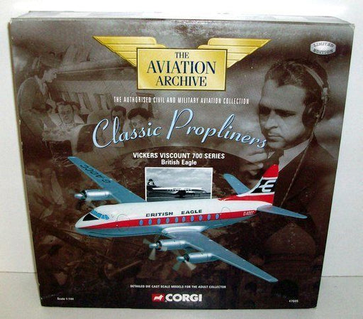 CORGI 1/144 47605 VICKERS VISCOUNT 700 SERIES BRITISH EAGLE