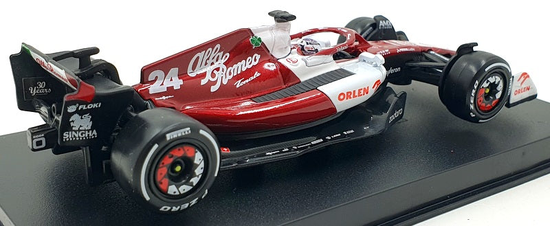 Burago 1/43 Scale 18-38068Z - F1 Alfa Romeo Orlen C42 2022 Zhou Guanyu #24