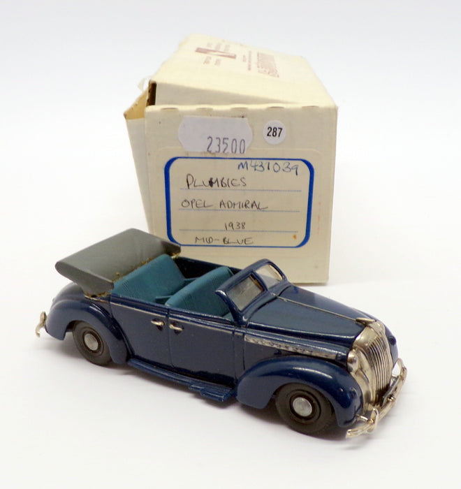 Minimarque 43 1/43 Scale M431039 - Plumbies 1938 Opel Admiral - Blue