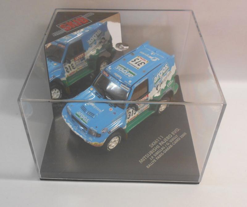 Skid 1/43 Scale Diecast Model SKM111 MITSUBISHI PAJERO EVO JP.SIBELLAS 2000