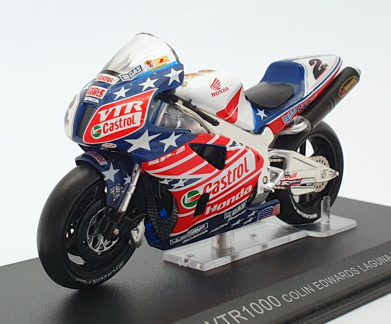 Ixo Models 1/24 Scale IB12 - Honda VTR1000 - #2 Edwards Laguna Seca 2002