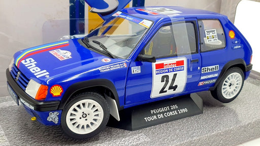 Solido 1/18 Scale Diecast S1801711 - Peugeot 205 Rallye PTS-TDC 90 #24 Boursier