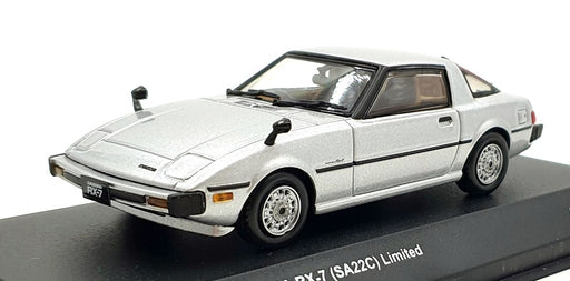 Kyosho 1/43 Scale Model Car 03282S - 1979 Mazda Savanna RX-7 SA22C - Silver
