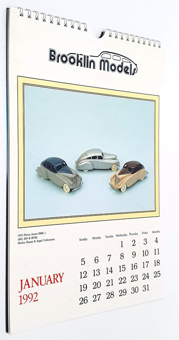 Brooklin Models BRC500 - 1992 Colour A4 Calendar - 1 Of 500 RARE!