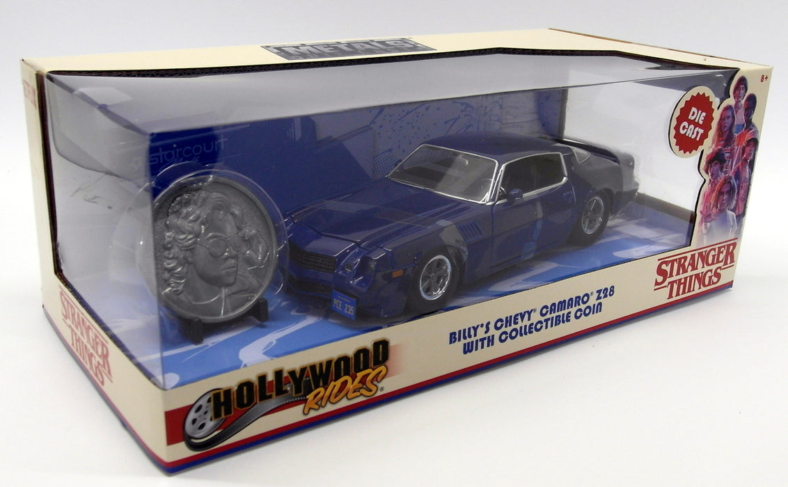 Jada 1/24 Scale 31110 - Stranger Things Billy's Camaro Z28 + Coin