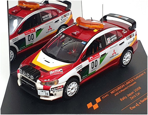 Vitesse 1/43 Scale 43442 - Mitsubishi Lancer Evo IX Zero Car Rally Japan 2008