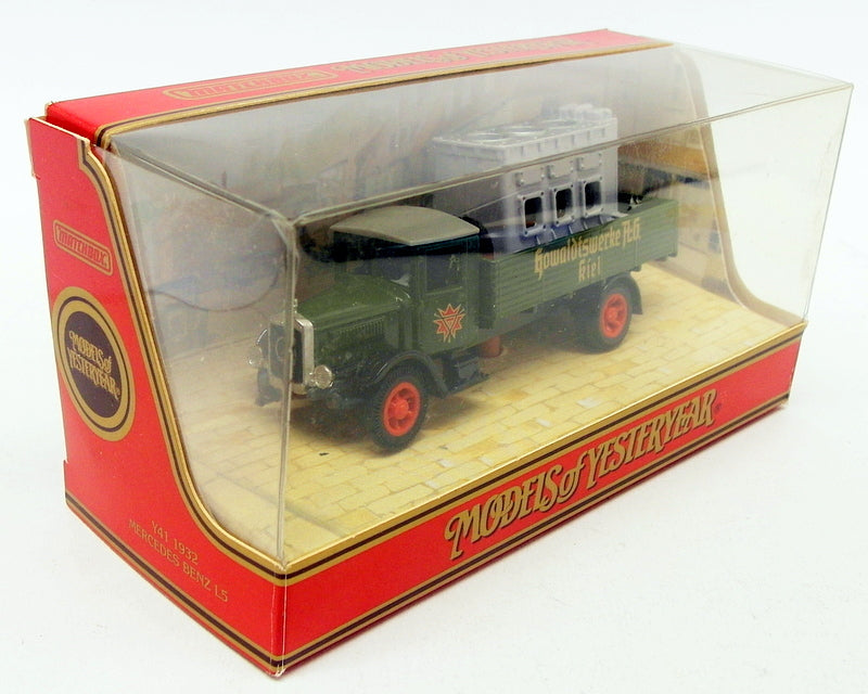 Matchbox Models Of Yesteryear Y41 - 1932 Mercedes Benz L5 - Green