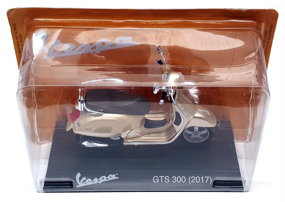 Altaya 1/18 Scale Diecast #3 - 2017 Piaggio Vespa GTS 300 - Gold