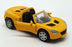Maisto 12cm Long Diecast Pull Back & Go Model Car MA05Y - Yellow